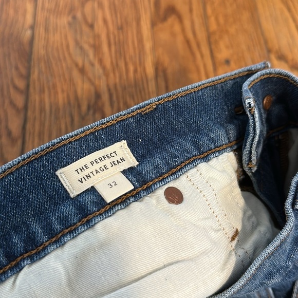 NWT Madewell the perfect vintage Jean in barnwell medium Blue wash Denim 32 - Picture 4 of 8